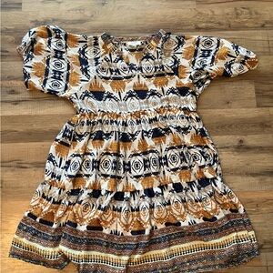 Aztec dress Small